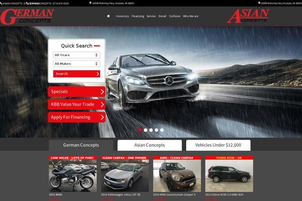 Automotive Car Dealership Business WordPress Theme theme site design template sample