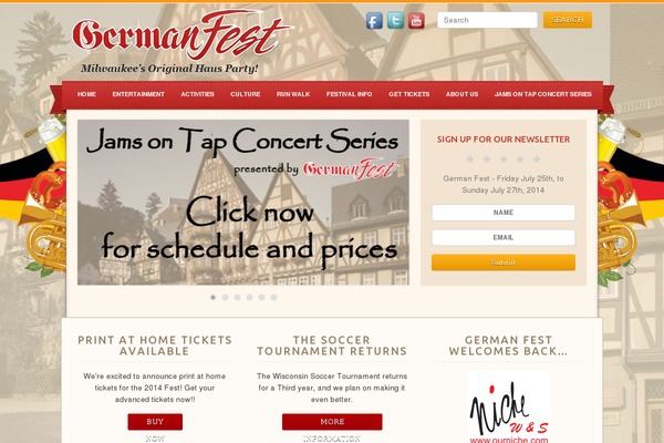 Campaign theme site design template sample