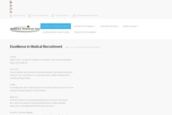 MediCenter theme site design template sample
