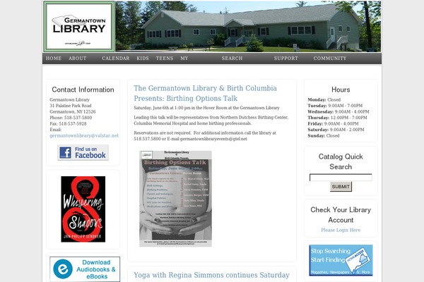 Library_default theme site design template sample