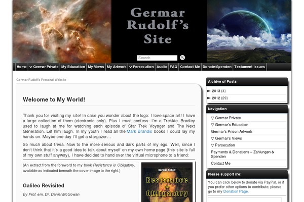 Site using Expanding Archives plugin