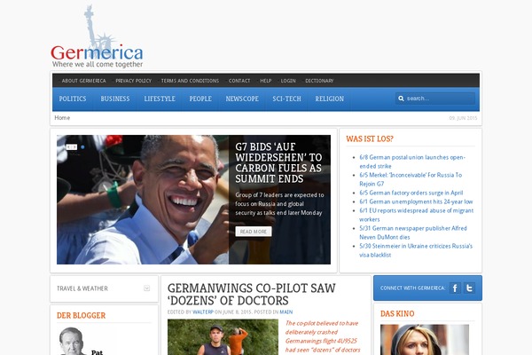 Revista theme site design template sample