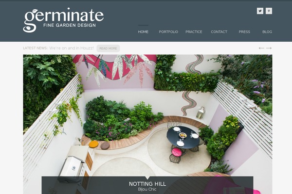 germinate theme websites examples