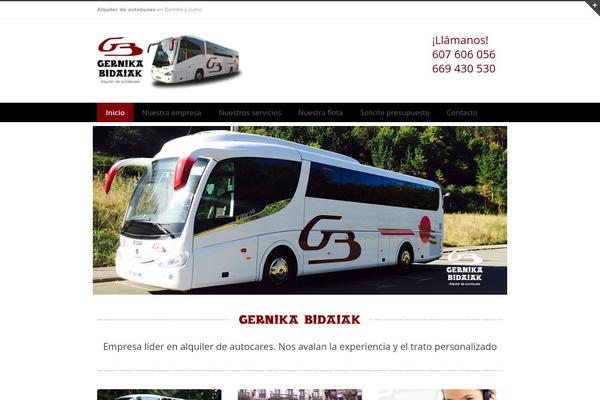 Gb theme site design template sample