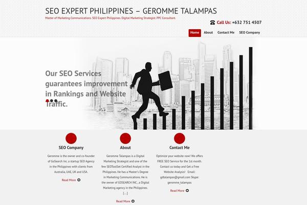 Identity theme site design template sample