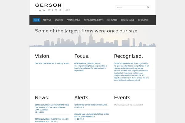 gersonlaw.com site used Theme1460