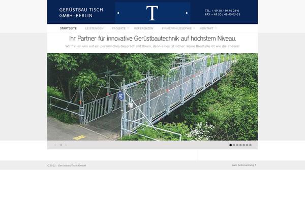 geruestbau-tisch.de site used Austerity