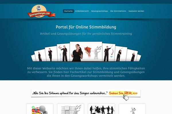Flare theme site design template sample