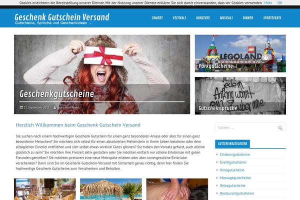 Glades theme site design template sample