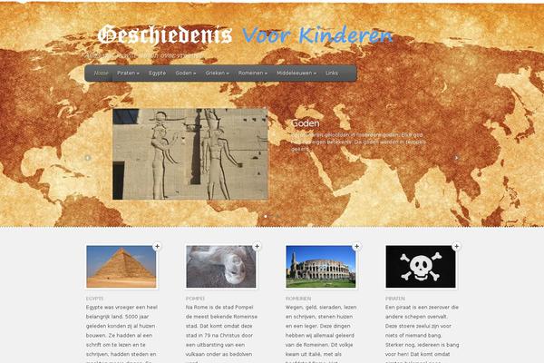 Feather theme site design template sample
