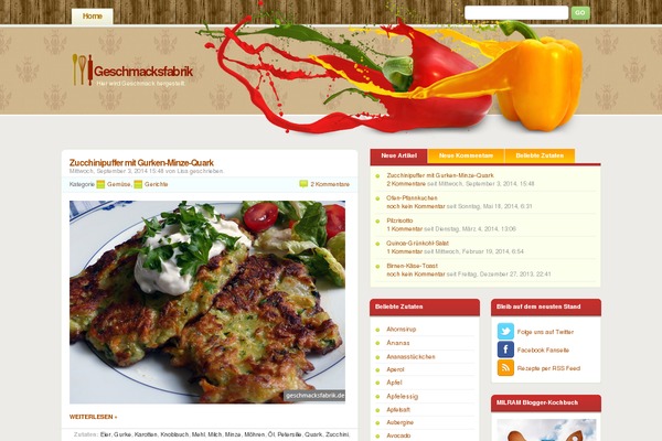 Vibrant theme site design template sample