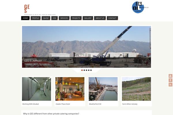 Parabola theme site design template sample