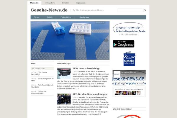Mimbo theme site design template sample