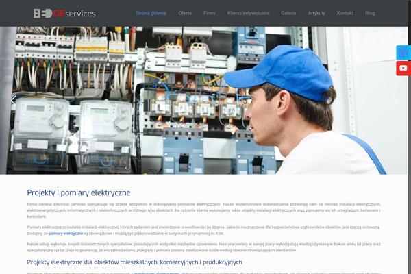 geservices.pl site used Geservices