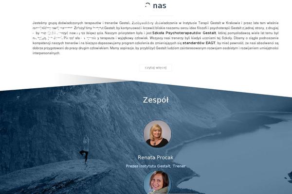 gestalt.pl site used Gestalt