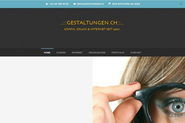 gestaltungen.ch site used Zeitgeist