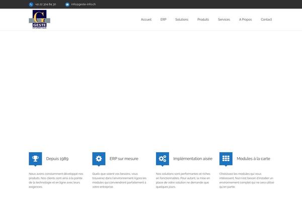 Envor theme site design template sample