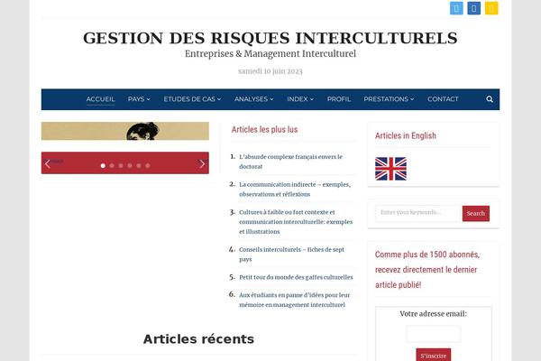 Tribune theme site design template sample