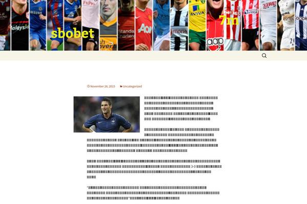 Twenty Thirteen theme site design template sample