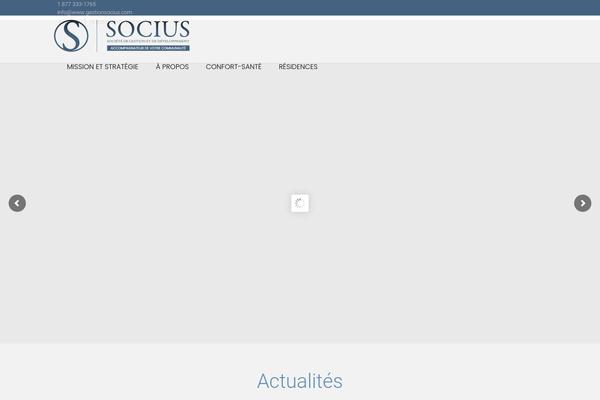 Impreza Child theme site design template sample