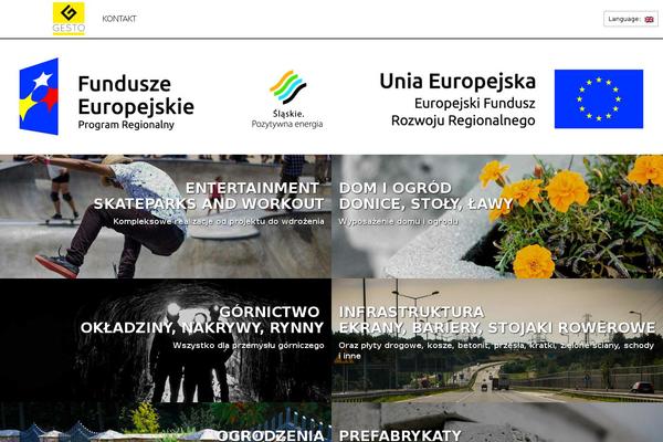 gesto.pl site used Gesto
