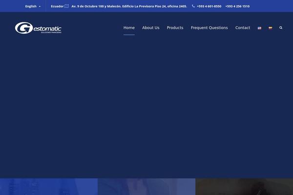 Financity theme site design template sample