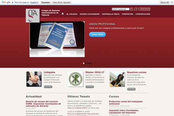 Bizco theme site design template sample