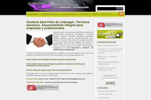 Webfolio theme site design template sample