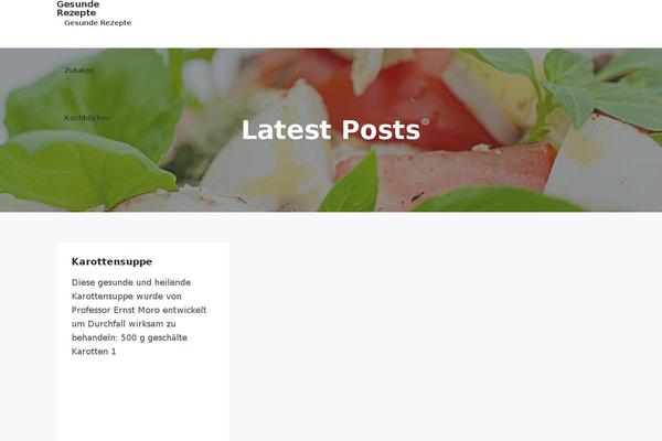 Infinity-pro theme site design template sample