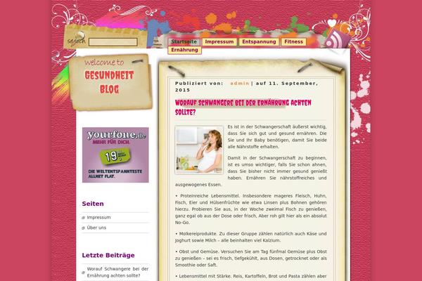 D5 COLORFUL theme site design template sample