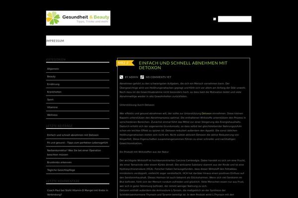 Lugada theme site design template sample