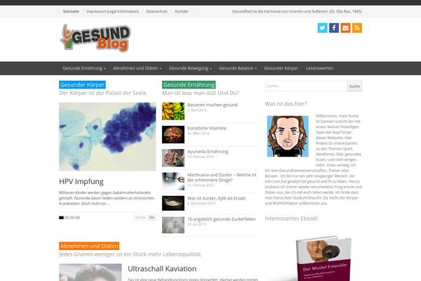 NewsPlus theme site design template sample