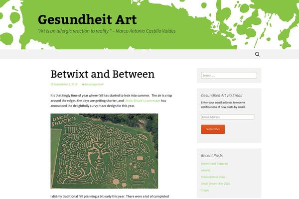 Twenty Thirteen theme site design template sample