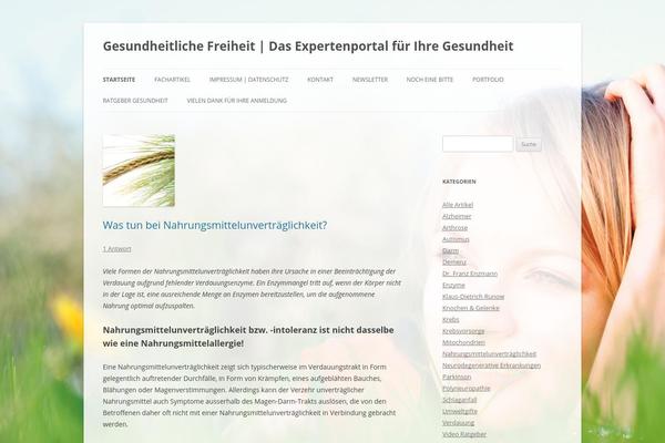 Kaleido theme site design template sample