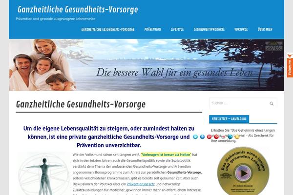Glades theme site design template sample