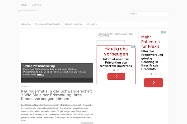 MagPress theme site design template sample