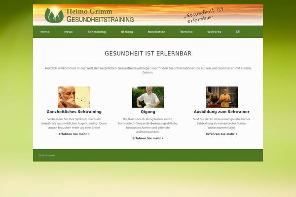 Vantage-child theme site design template sample