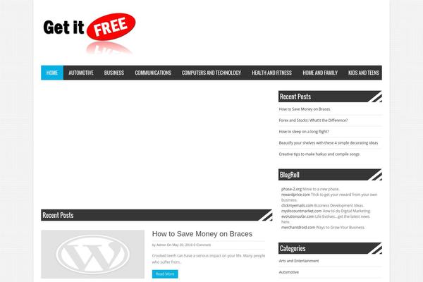 BresponZive theme site design template sample