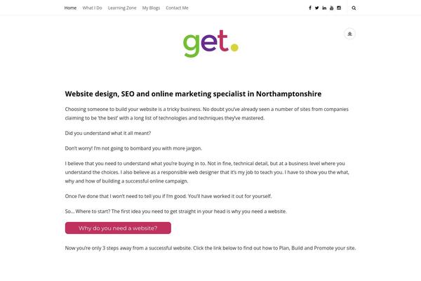 Writing theme site design template sample