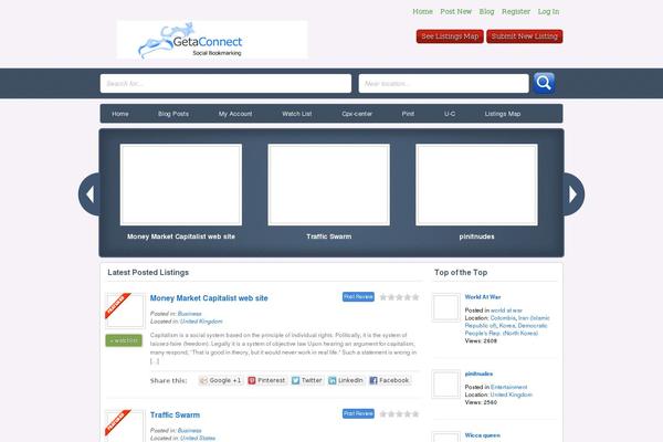 Silk Blog theme site design template sample