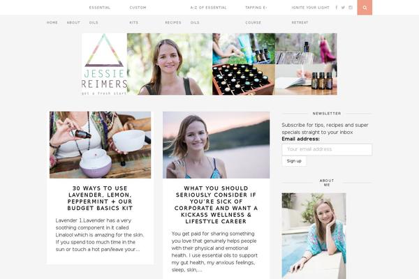 Florence theme site design template sample