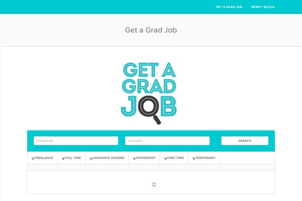 Jobify theme site design template sample