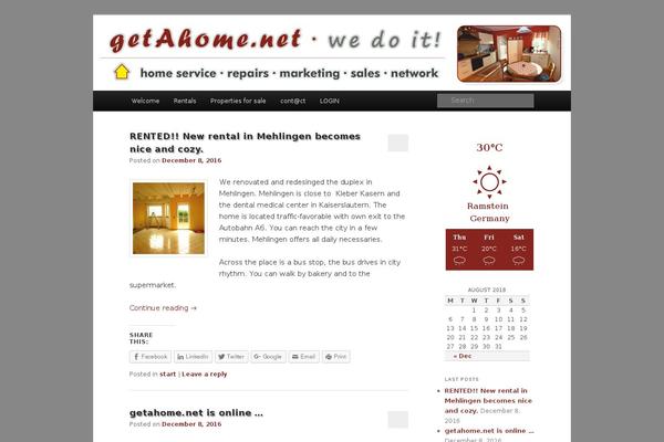 Site using ICIT Weather Widget plugin
