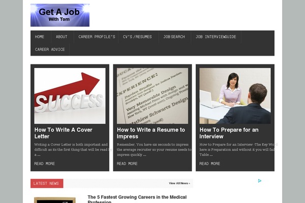 getajobwithtom.com site used Why Hello There
