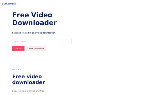 getallvideo.com site used Aiodl-default