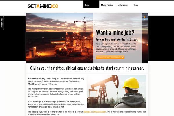 Oakland theme site design template sample