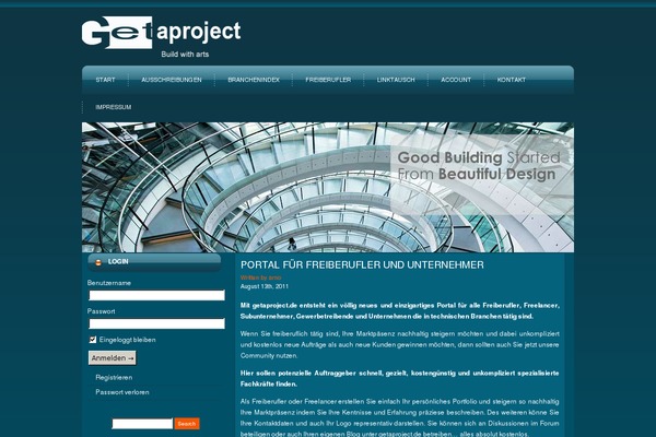 Skyline theme site design template sample