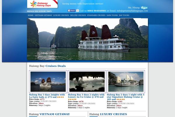 Tour theme site design template sample