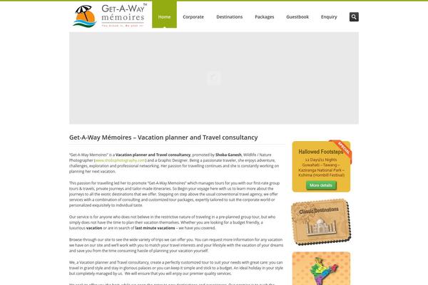 Inceptio theme site design template sample