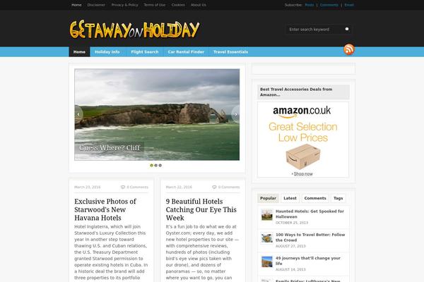 Fresh News theme site design template sample